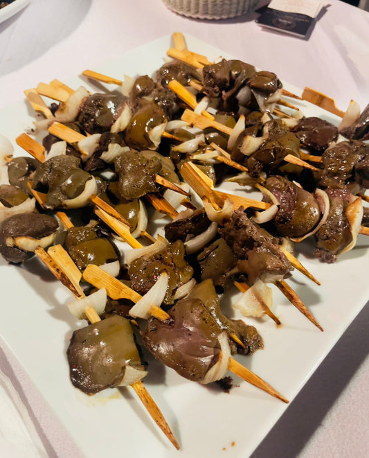 Brochette De Foie De Canard (1Kg = 25 pièces)