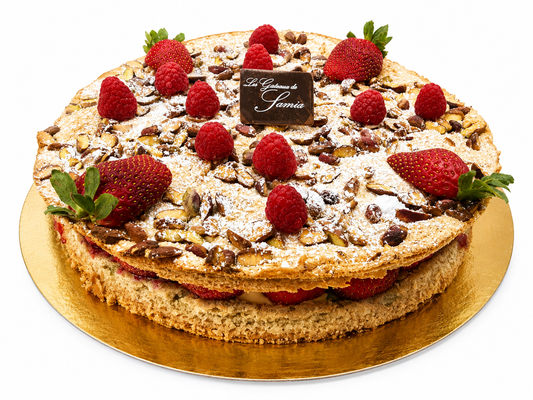 Le Fraisier ou framboisier aux AMANDES